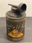 Whiz Neatsfoot Clutch & Belt Compound  R. M. Hollingsheads  Vintage Lead Top Can