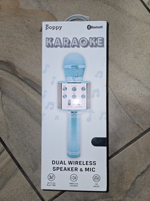 XO Poppy Bluetooth KARAOKE Dual Wireless Speaker & Mic - FM Radio - Voice Echo