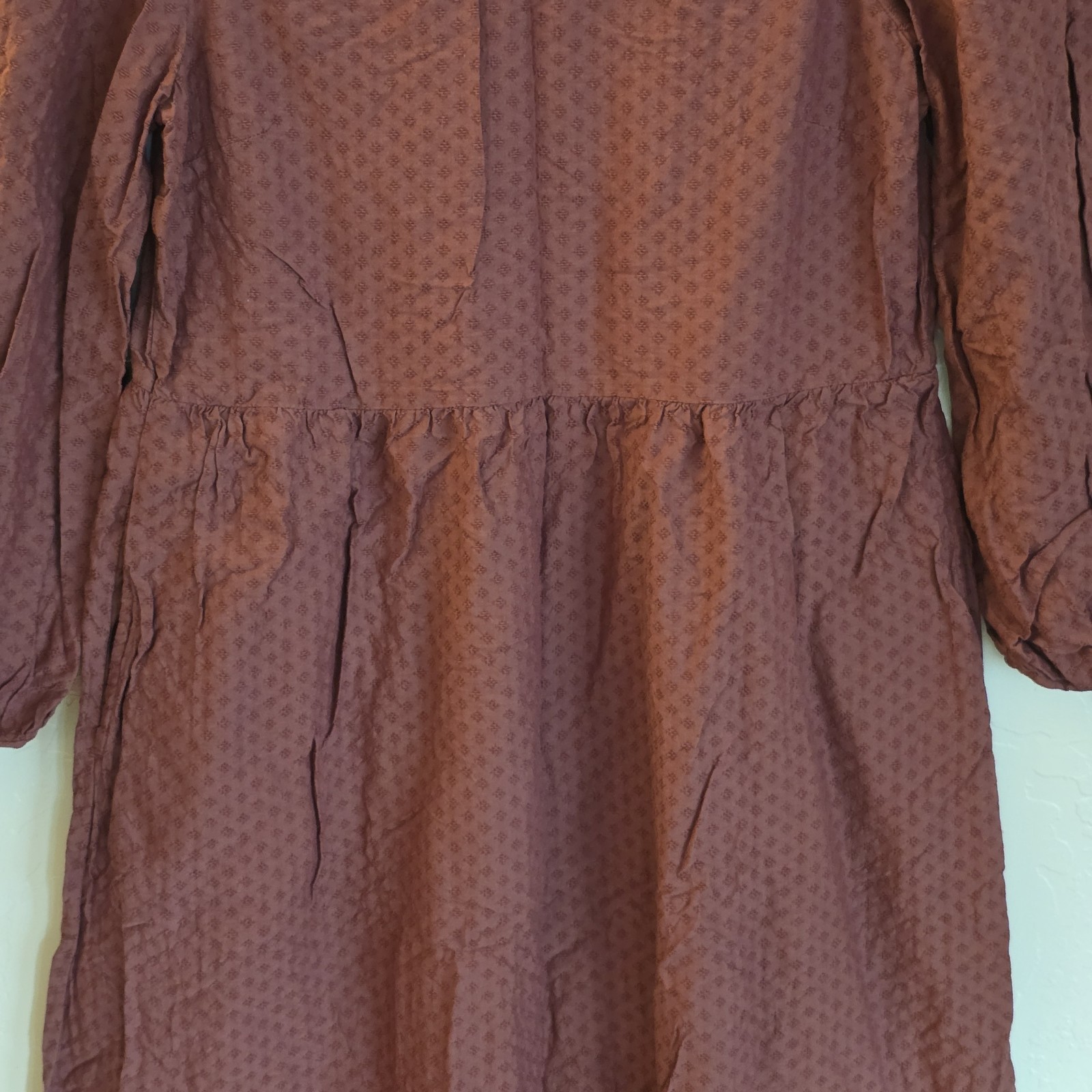 Universal Thread cranberry cottage core prairie M… - image 3