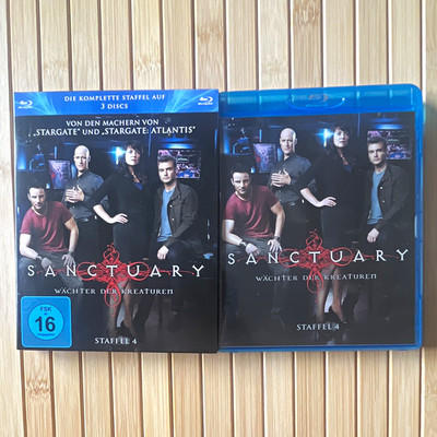 Sanctuary   Wächter der Kreaturen Staffel 4 Blu-ray in Papierschieber