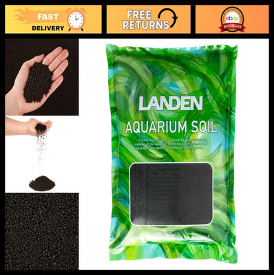 Natural Planted Aquarium Soil 5L (10lbs) - Clay Gravel Substrate for Shrimp & Pl