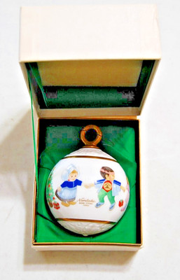 Vintage Noritake Bone China Children Around The World Christmas Ornament, Lot 3