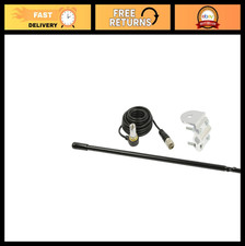 4ft Black CB Antenna Kit - Single Mirror Mount, Platinum Series, High Performanc