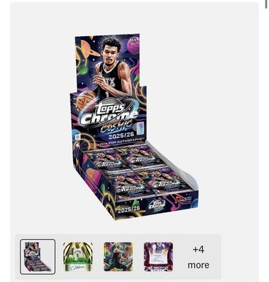 ?2025-26 Topps Chrome Cosmic Basketball 1st DAY ISSUE Hobby Box 