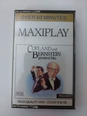 MAXIPLAY Copland & Bernstein Greatest Hits MCX846 Cassette Tape
