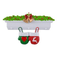 Personalized Mitten Family of 2 Christmas Tree Ornament 2025 Family Tradition...