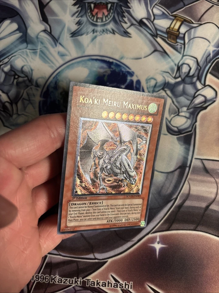 (Mc) Yu-Gi-Oh Koa'ki Meiru Maximus SOVR-EN081 Ultimate Rare 1st Edition VLP - Image 4 of 4