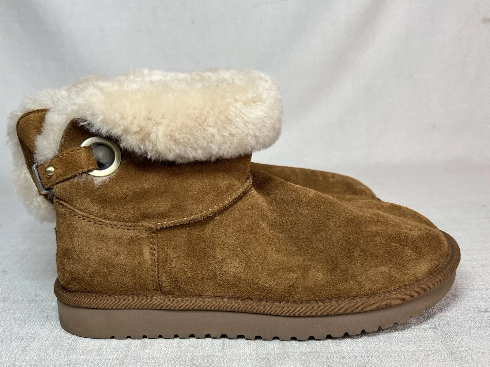 UGG Koolaburra Remley Mini camoscio marrone # 1105809 donna taglia 8