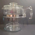 Vintage Pyrex 9 Cup Coffee Pot Stovetop Glass, 7759-B Fireware
