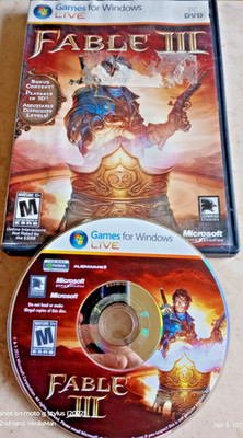 FABLE III PC DISC VIDEO GAME