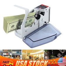 Money Counter Machine Currency Cash Bank Counterfeit Detector Cash Counting