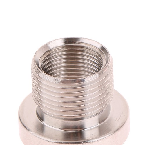 Stainless Steel 1/2-28 To 5/8-24 Car Fuel Filter Tube Connector Thread Adapte-rb - Picture 4 of 11