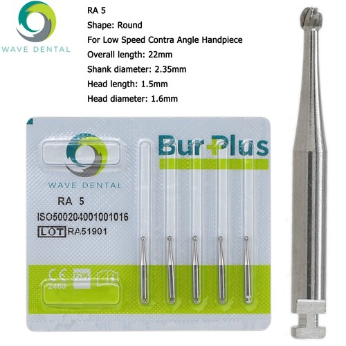 Bloqueo redondo de carburo dental Wave RA Burs bur RA 2 4 6 8 702 contra ángulo MEDIO OESTE - Imagen 41 de 75