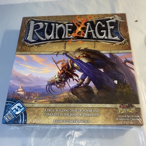 Rune Age Board Game Fantasy Flight Games Strategy Fantasy Fighting Cards New S