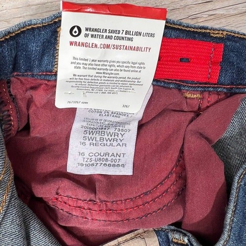 Wrangler Five Star Taper Fit Jeans NWT Size 16 Regular - Picture 8 of 9