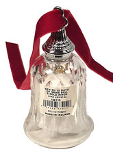 2007 Waterford Crystal 12 Days of Christmas 5 Golden Rings Bell Ornament, No Box