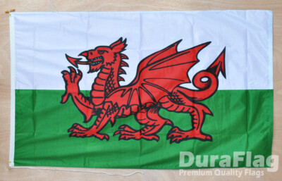 Wales kleines DuraFlag Seil und umgeschlagen (3 Fuß x 2 Fuß)