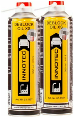 2 x INNOTEC  De-Block Öl XS - durchdringendes DEBLOCK - Rostlöser - 500ml