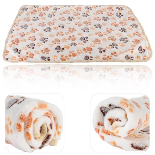 Soft Warm Fleece Lovely Design Pet Blanket for Dog Cat Pet Mat Bed Sofa- 4 Size - Picture 25 of 52