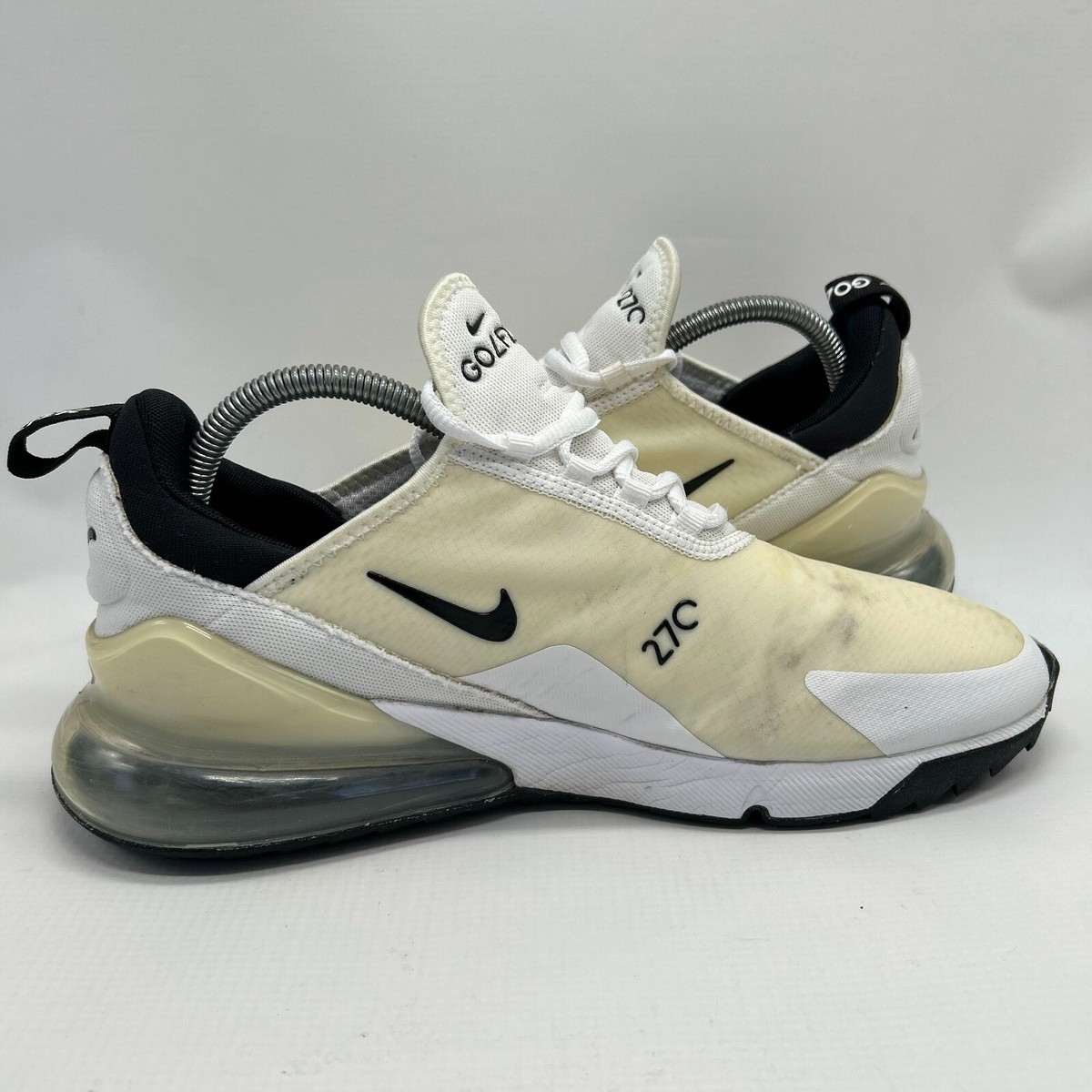 Nike Air Max 270 Golf Low Men's Size 9 US CK6483-102 White