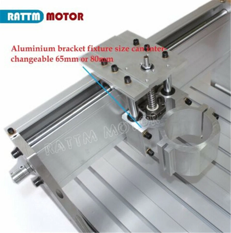 『IT』3 Axis Desktop 6040 CNC Router Milling Engraving Machine Ball Screw Kit 80mm - Imagen 4 de 4