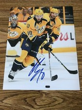 Colton Sissons Autographed 8x10 Photo Nashvillie Predators 