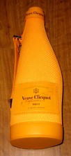 Veuve Clicquot Champagne Brut Insulated Bottle Holder Zipper Handle Orange