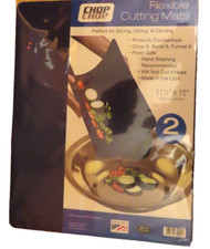 Flexible Cutting Mat Thin Kitchen Knife Chopping Board BPA PVC Free Blue