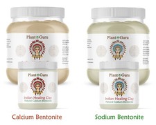 Bentonite Clay Powder Jar Food Grade Facial Mask Aztec Indian Healing Clay