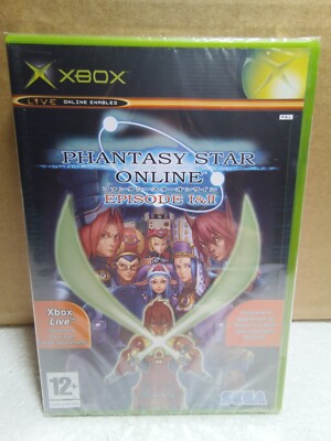 Phantasy Star Online, Episode 1 & 2 XBOX, Factory Sealed, NEW, VGA Ready! RARE