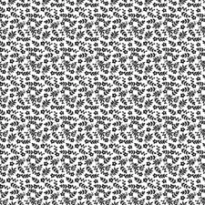 Merlot Sprigs Y4264-1 White black  Quilt Fabric Clothworks BTHY