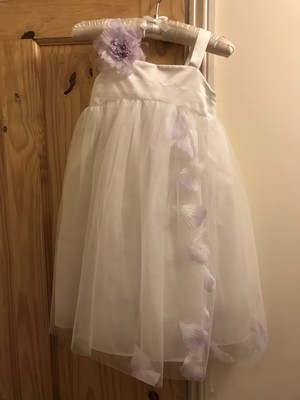 debenhams ivory flower girl dress
