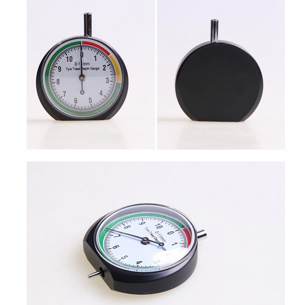 Tire Tread Depth Measurement Tool Stainless Steel Easy To Read