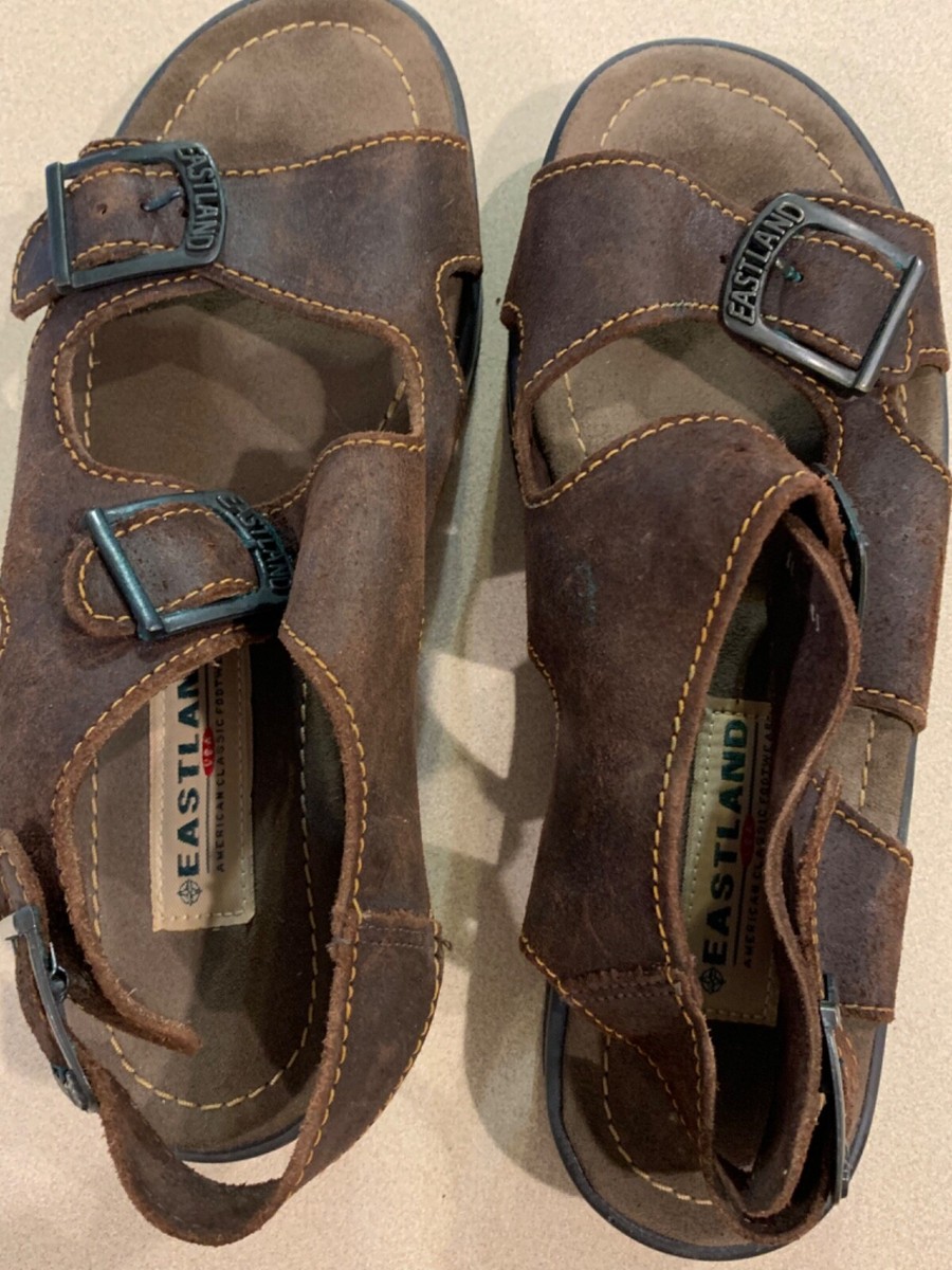 Vintage Eastland Toledo 6162 Brown Leather Fisherman Sandals  display picture 1
