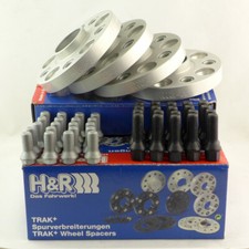 H&R Spurverbreiterung 50/70mm silber für BMW 1er 3er 5er 6er 7er 8er