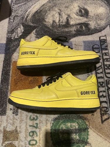 Size 10.5 - Nike Air Force 1 Low x Gore-Tex Dynamic Yellow 2019 | eBay