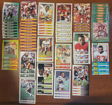 RICKY SANDERS FOOTBALL LOT OF 226 CARDS, 32 DIFFERENT, 5 ROOKIES -LIST PRICE $60