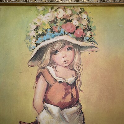 Barry Leighton Jones Original Painting POOR Young GIRL Signed | eBay