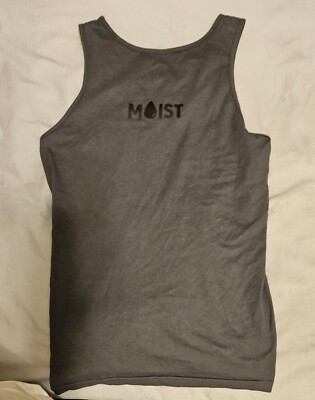 Official MoistCritikal Moist Tank Top, grey and size Medium, good condition