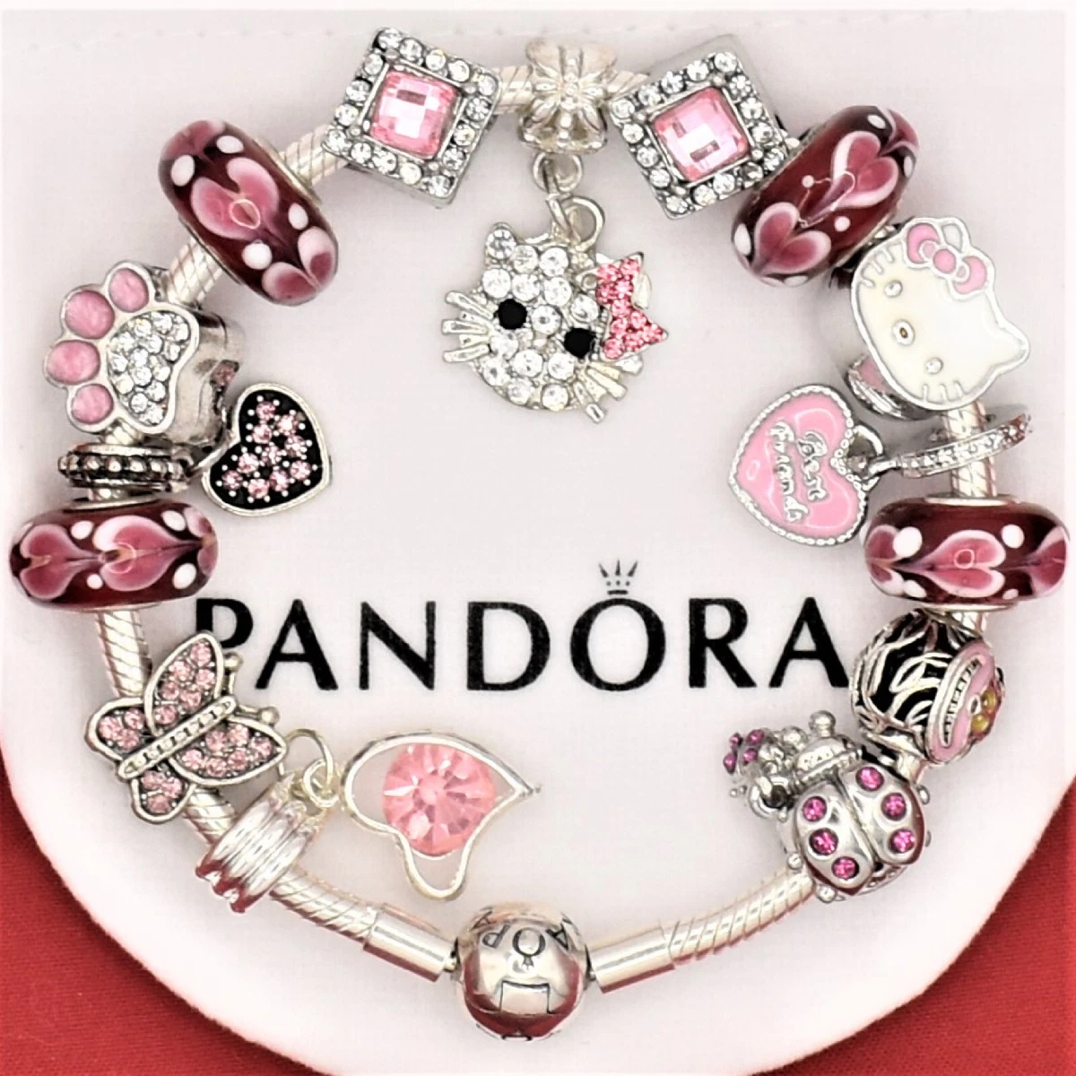 Pandora Bracelet Charms Pink