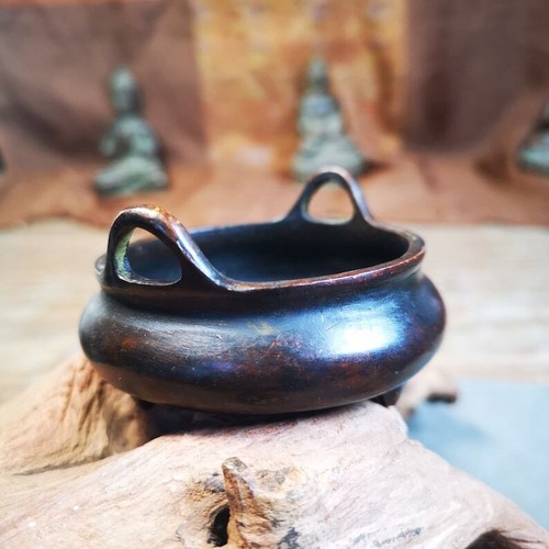 Gandhanra Vintage Chinesisches Räuchergefäß, Amphore Räuchergefäß, für Räucherwerk und Angebot - Bild 1 von 10