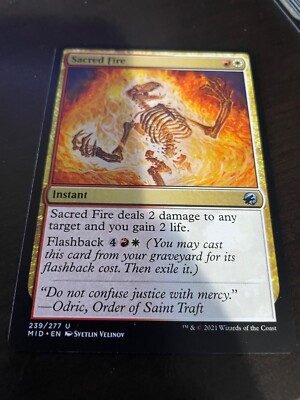 Sacred Fire Innistrad: Midnight Hunt Regular