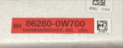 10-12 LEXUS LS460 MARK LEVINSON RADIO AMPLIFIER AMP 86280-0W700