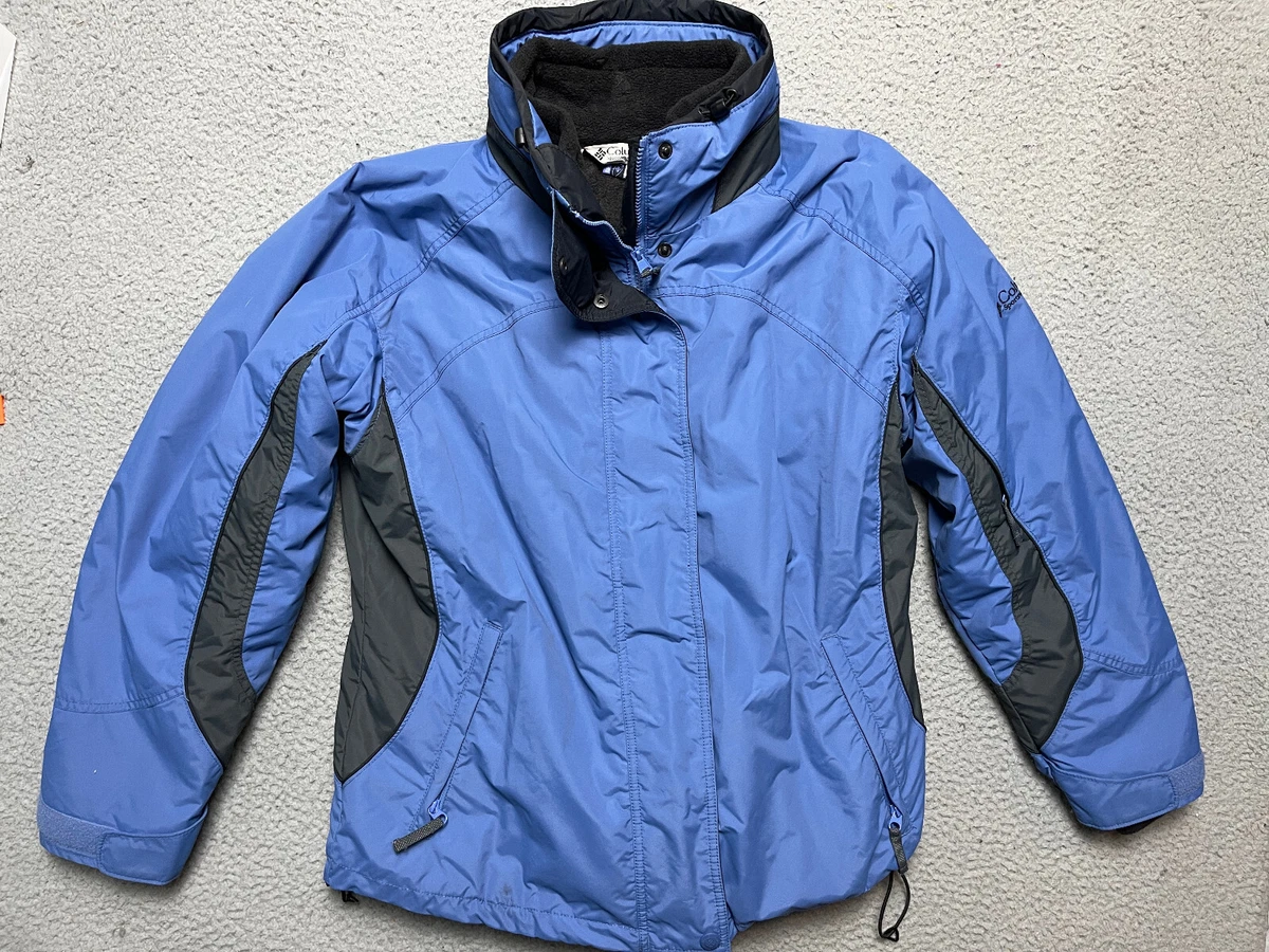 Columbia Bugaboo Core Interchange Jacket Blue Full Zip Button