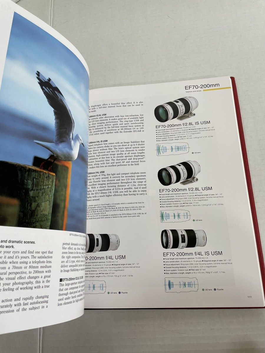 EF Lens Work III The Eyes of EOS Canon Hardcover Book 2009 | eBay