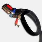 2m cable conduit with Hook and Loop black cable sock cable duct