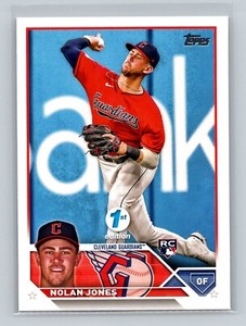 2023 Topps Series 1 1st Edition #129 Nolan Jones RC Cleveland Guardians