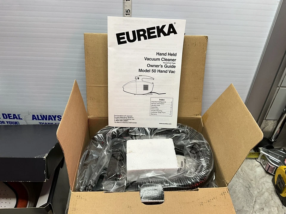 EUREKA HAND HELD VACUUM Copperhead Vac For Camper Rv Car W/ Hose & Attachments - Image 4 of 4