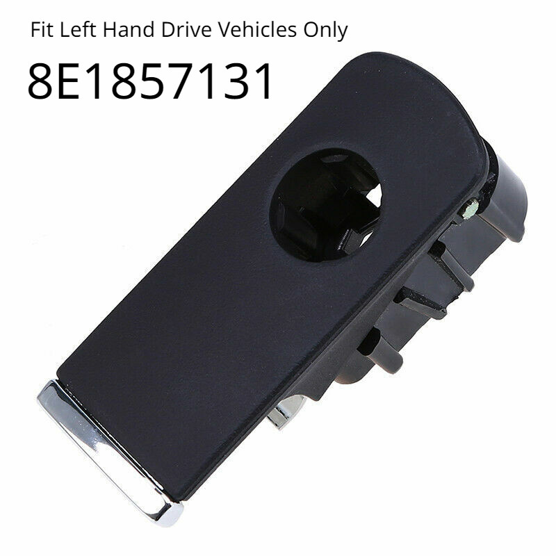 FSFYUK Tapa Compartimiento Puerta Guantero – Palanca Para Audi A4 S4 B6 B7 (2001-2008), Número 8E1857124A, ABS Negro, Incluye Broche