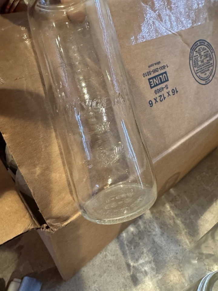 Lote de 8 biberones de vidrio vintage Hygeia Ball de 8 oz SIN TAPAS 1 Vita Flo 4 oz Foto 3 de 4